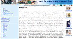 Desktop Screenshot of petrolpump.co.in